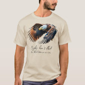 Eagles Don't Flock | Bald Eagle | Männer T-Shirt (Vorderseite)