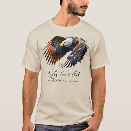 Eagles Don't Flock | Bald Eagle | Männer T-Shirt (Vorderseite)