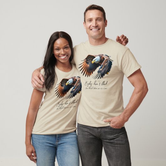 Eagles Don't Flock | Bald Eagle | Männer T-Shirt (Unisex)