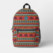 Eagles Ethnic Muster auf amerikanischem Stil Bedruckter Rucksack (Vorderseite)