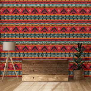Eagles Ethnic Muster auf amerikanischem Stil Tapete