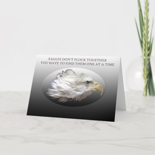 Eagles fesseln nicht zusammen karte (Vorderseite)