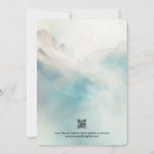 Eagles Flight Aquarellkunst Einladung (Rückseite)