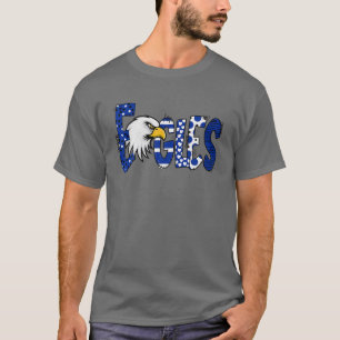 Eagles Football School Sports Fan Team Spirit T-Shirt