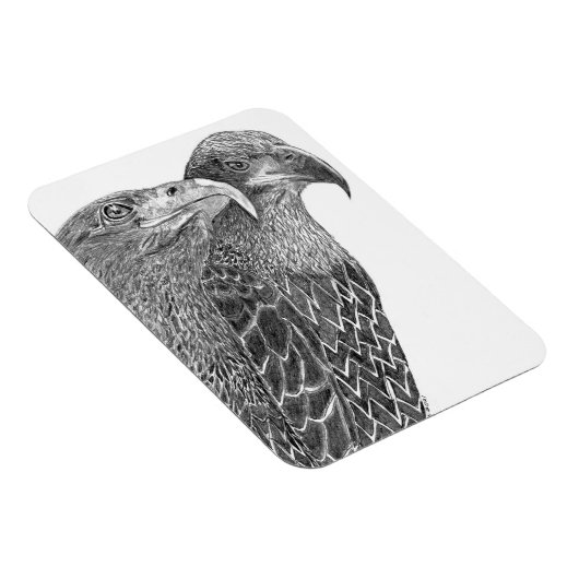 EAGLES HARRIET + M FLURRY OF FEATHERDS & FRIENDS MAGNET (Rechte Seite)