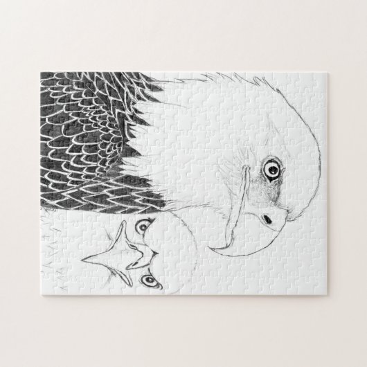 EAGLES HARRIET + M ZUHAUSE STÄRKER PORTRAIT DER LI PUZZLE (Horizontal)