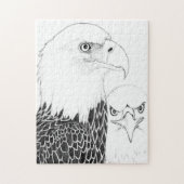 EAGLES HARRIET + M ZUHAUSE STÄRKER PORTRAIT DER LI PUZZLE (Vertikal)