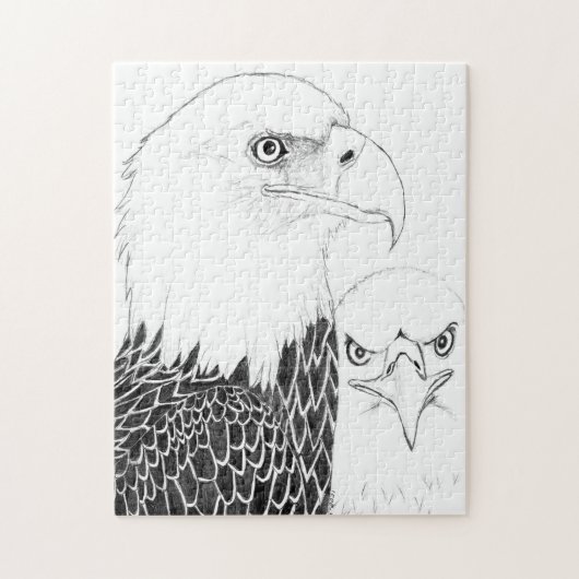 EAGLES HARRIET + M ZUHAUSE STÄRKER PORTRAIT DER LI PUZZLE (Vertikal)