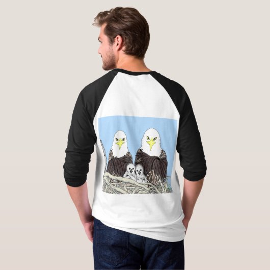 EAGLES HARRIET OZZIE M15 E17 + E18 ZUHAUSE STRONGE T-Shirt (Schwarz voll)