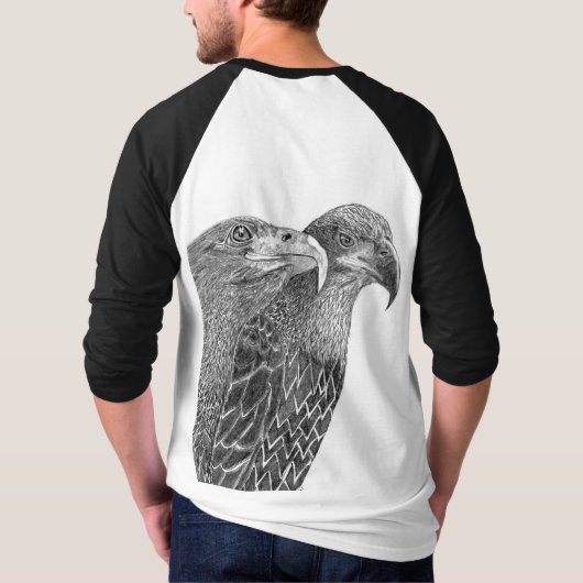 EAGLES HARRIET OZZIE M15 ES ZUHAUSE STRONGERFREUND T-Shirt (Rückseite)