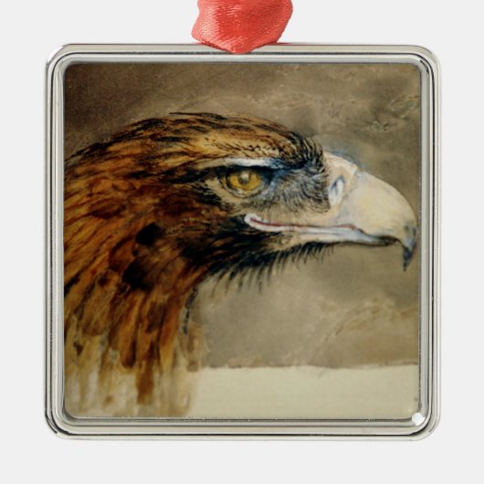 Eagle's Head (von John Ruskin) Ornament Aus Metall (Vorne)