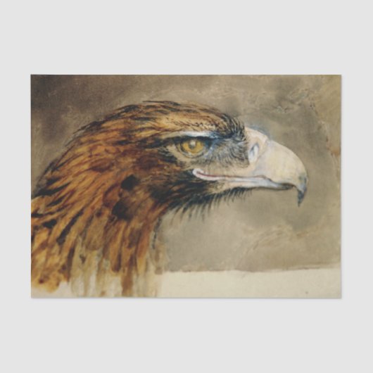 Eagle's Head (von John Ruskin) Seidenpapier (Vorderseite)