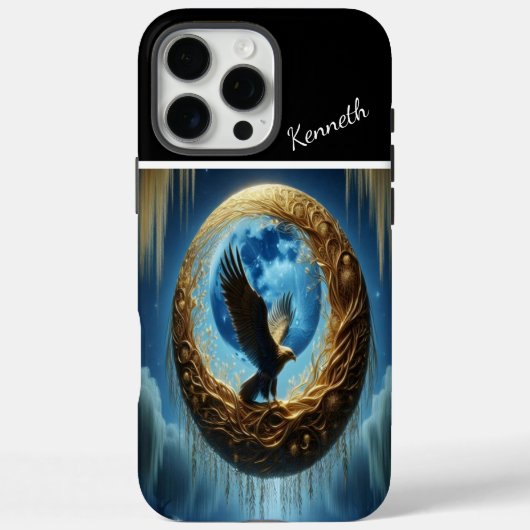 Eagle's Moonlit Perch Case-Mate iPhone Hülle (Rückseite)