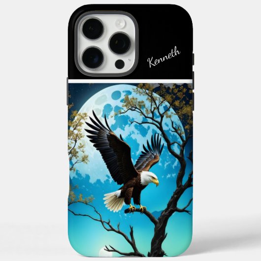 Eagle's Moonlit Vigil Case-Mate iPhone Hülle (Rückseite)