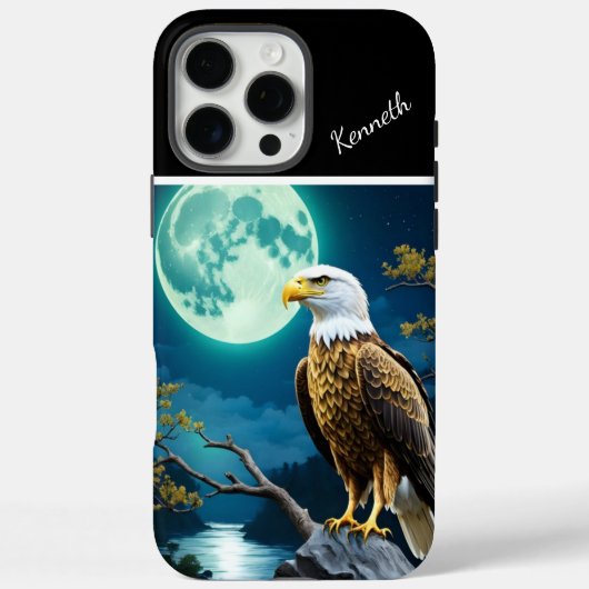 Eagle's Moonlit Vigil Case-Mate iPhone Hülle (Rückseite)