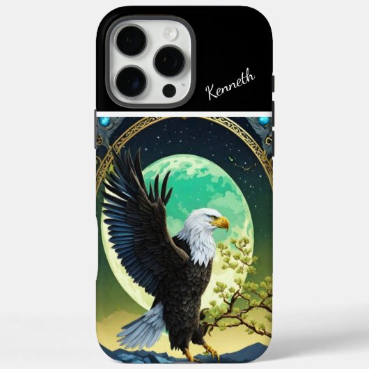 Eagle's Moonlit Vigil Case-Mate iPhone Hülle (Rückseite)