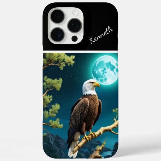 Eagle's Moonlit Vigil Case-Mate iPhone Hülle (Rückseite)