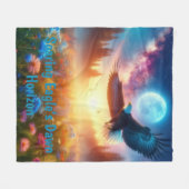 Eagle's Morgenhorizon Fleecedecke (Vorderseite (Horizontal))