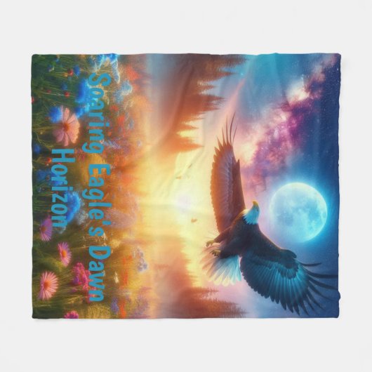 Eagle's Morgenhorizon Fleecedecke (Vorderseite (Horizontal))