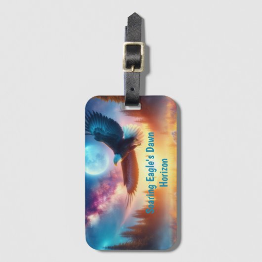 Eagle's Morgenhorizon Gepäckanhänger (Vorderseite Vertikal)