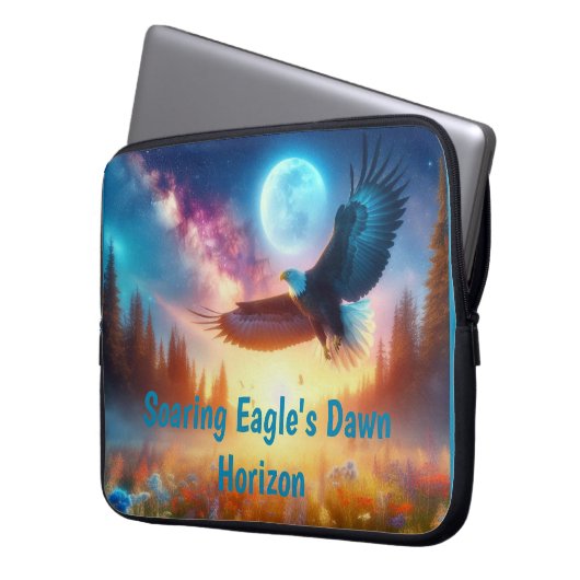 Eagle's Morgenhorizon Laptopschutzhülle (Vorderseite Links)