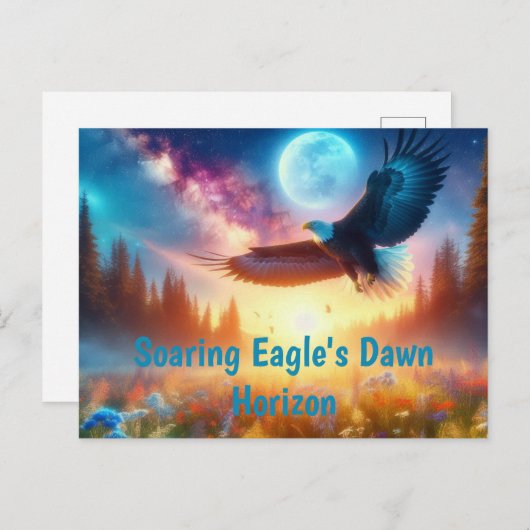 Eagle's Morgenhorizon Postkarte (Vorne/Hinten)