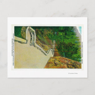 Eagle's Nest Observatory am Columbia River Postkarte