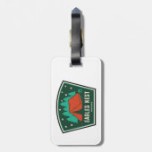 Eagles Nest Wilderness Colorado Camping Gepäckanhänger (Rückseite vertikal)