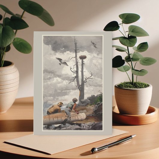 Eagle's Nest Winslow Homer Art Postkarte