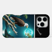 Eagle's Over Blue River iPhone Hülle (Rückseite (Horizontal))