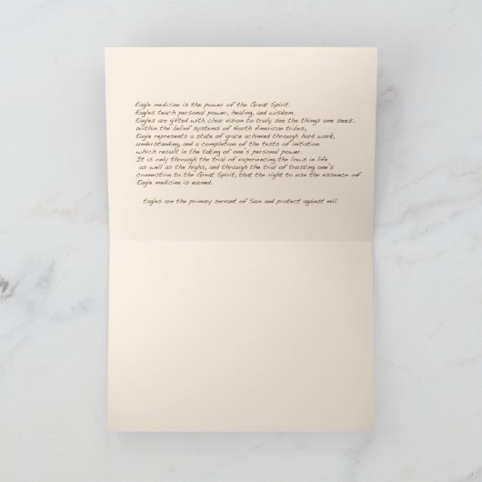 Eagles Reise Karte (Innenseite)