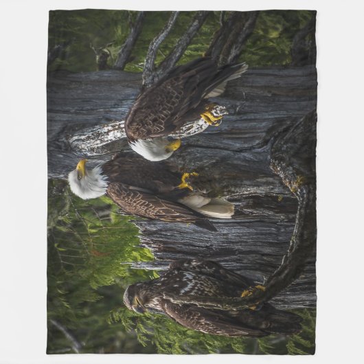 EAGLES ROOST FLEECEDECKE (Vorderseite)