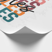 Eagles School Sports Fan Team Spirit Geschenkpapier (Ecke)