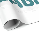 Eagles School Sports Fan Team Spirit Geschenkpapier (Rolleneckpunkt)