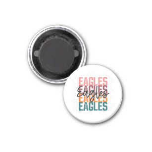 Eagles School Sports Fan Team Spirit Magnet