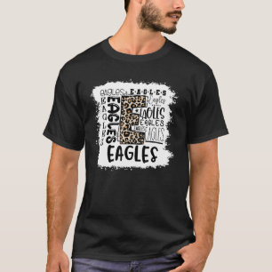Eagles School Sports Fan Team Spirit Mascot Bleac T-Shirt