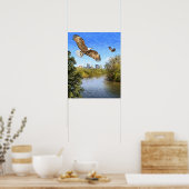 Eagles Scioto Fluss Columbus Ohio Print Poster (Küche)