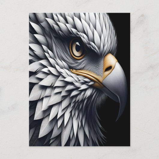 Eagles Sharp Gaze Postkarte (Vorderseite)