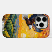 Eagle's Sonnenuntergang über rollenden Hügeln Case-Mate iPhone Hülle (Rückseite (Horizontal))