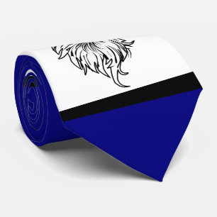 Eagles Sports Blue White Necktie Krawatte