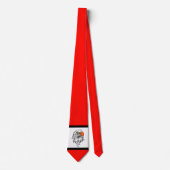 Eagles Sports Red White Necktie Krawatte (Vorderseite)
