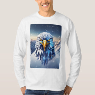 Eagle's Summit: Snowy Mountain Edition T - Shirt" T-Shirt