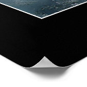 Eagle's Vision Misty Forest Fantasy Art Poster (Ecke)