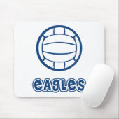 Eagles-Volleyball-Blau Mousepad (Mit Mouse)