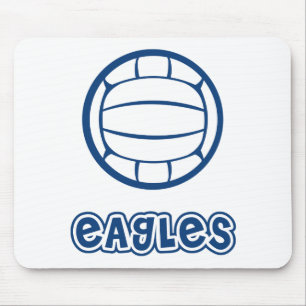 Eagles-Volleyball-Blau Mousepad