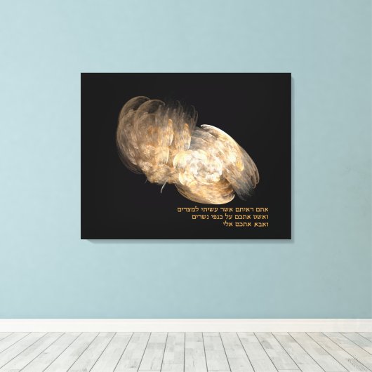 Eagle's Wings Leinwanddruck (Insitu (Holzboden))