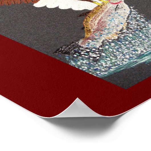 Eaglesrainbogen Poster (Ecke)