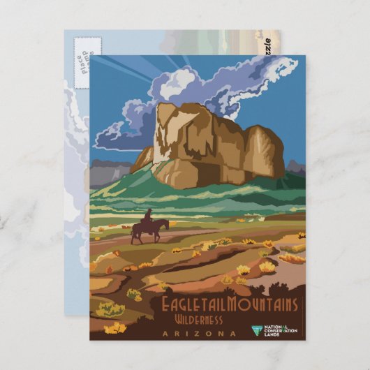 Eagletail Mountains Postkarte (Vorne/Hinten)
