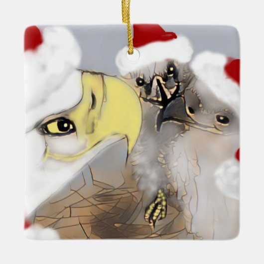 Eaglets E7 & E8 Weihnachtsschmuck Farbe (Vorderseite)