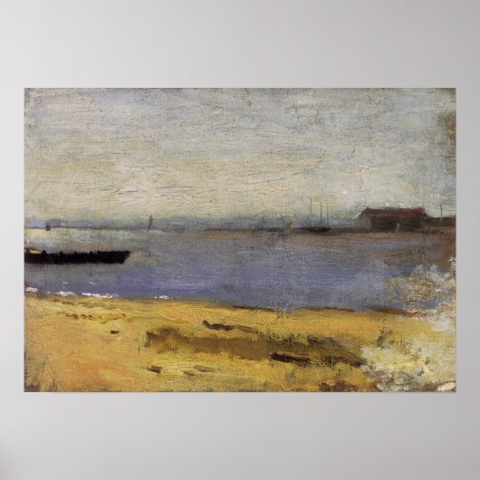 Eakins - Delaware River Scene 1881 Poster (Vorne)